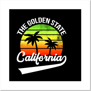 California Vintage 70s Retro Throwback Design Posters and Art